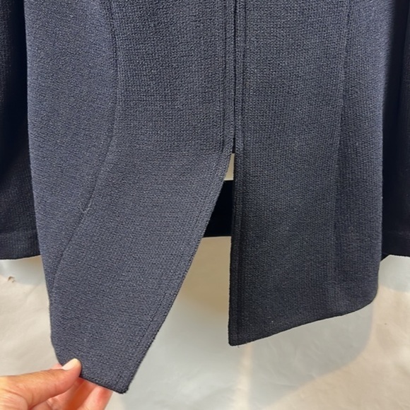 St. John Elegant High Collar Knit Black Cardigan Evening Jacket Size 4 - Picture 5 of 14